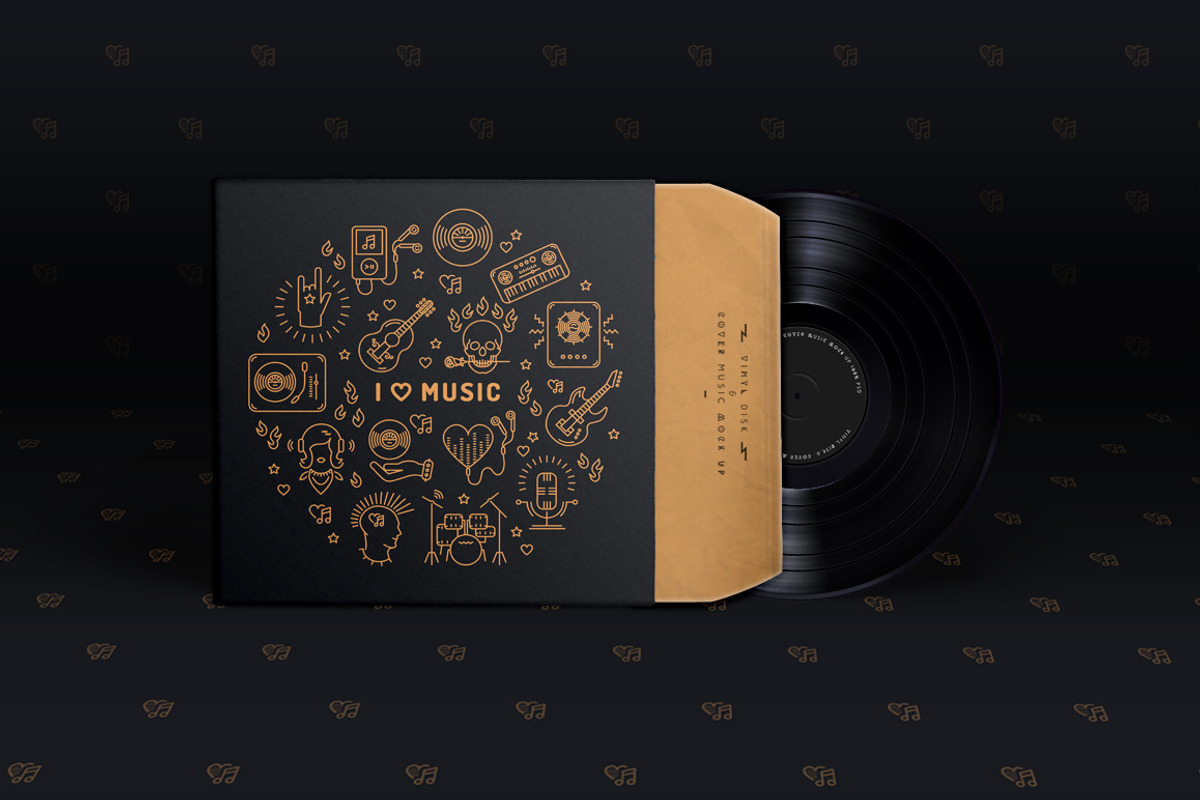 Music Mega Bundle! Icons & Graphic, an Outline Icon by ClipartMuchLove (Photo 8 of 8)