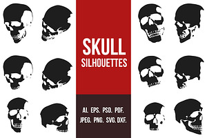 Skull silhouettes