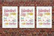 Valentine’s Day Fundraiser Flyer Set, a Flyer Template by Aiyari Graphic (Thumbnail 3 of 3)
