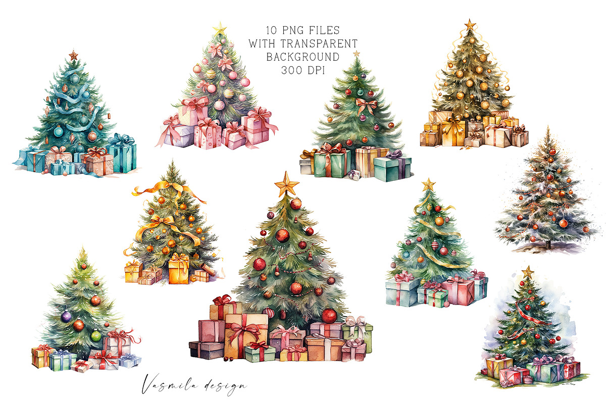Christmas Bundle, a Seasonal Illustration by Vasmila (Photo 19 of 21)