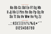 Holansia - Tall Condensed Font, a Sans Serif Font by Imoodev (Thumbnail 5 of 5)