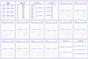 2025 Social Media Planner For Canva, a Stationery Template by Shumaya (Thumbnail 2 of 7)