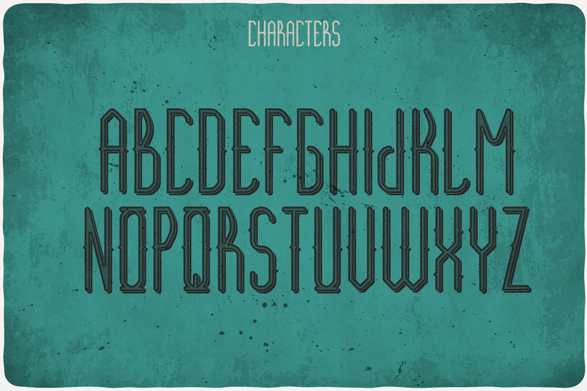 Barber Shop Typeface preview 2