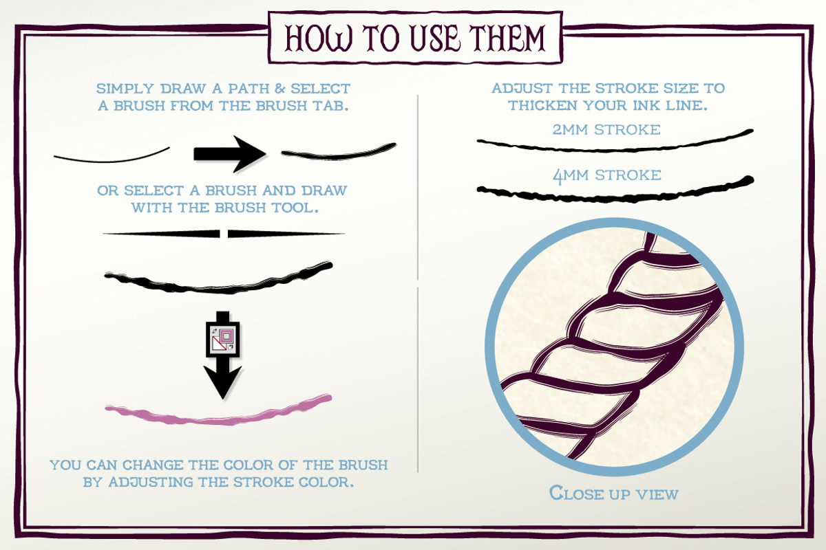 Ink Sketch Brushes preview 3