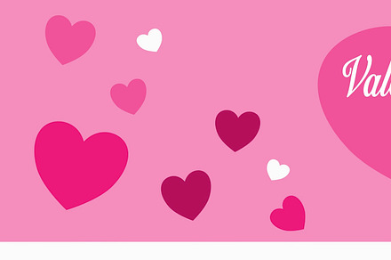 Valentine banner, a Landing Page Template by ⭐️  Little Star ⭐️