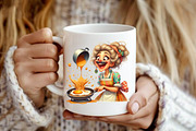 Quirky Chaotic Housewife Clipart, a Person Illustration by fashionaddict (Thumbnail 7 of 7)