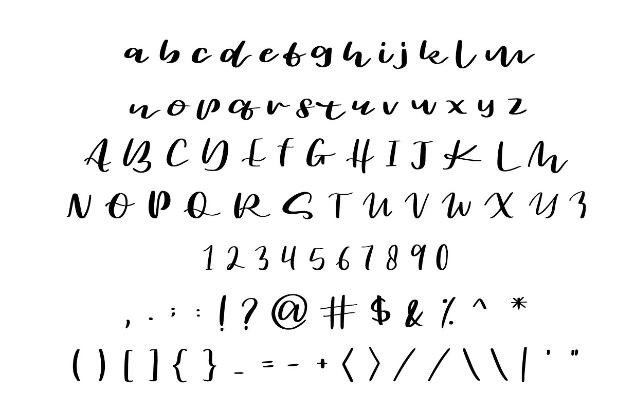 Happy Font preview 5