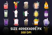 Asset Drink Cute Kawaii, a Food Illustration by Eka Design (Thumbnail 3 of 5)