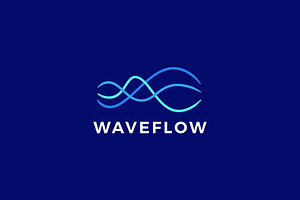 Wave Flow Stream Logo Vector Icon