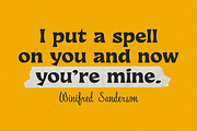 Jack's Lantern, a Sans Serif Font by Bruised Goods (Thumbnail 6 of 14)