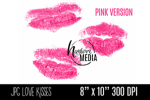 Love Kisses Lipstick Lips Overlay