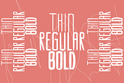 Runreti Stylish Condensed Typeface, a Sans Serif Font by mesuka (Thumbnail 3 of 5)