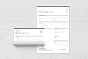Member Registration Form Template, a Stationery Template by BrandPacks (Thumbnail 4 of 6)