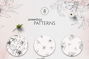 IN MY GARDEN line art florals, a Decorative Illustration by Yuliia Lashevska (Thumbnail 8 of 11)