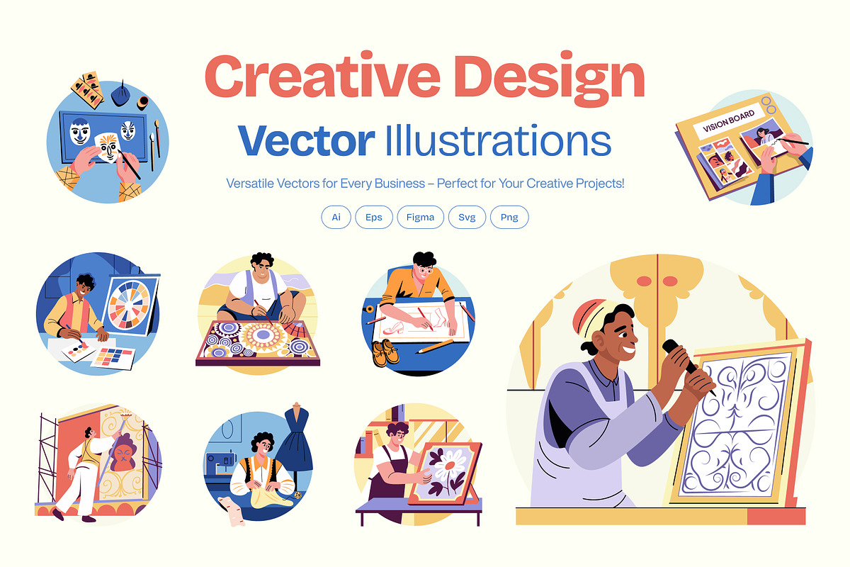 Creative Design Illustration Set, a Decorative Illustration by Prosymbols (Photo 1 of 10)