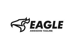 Eagle Line Art Logo, a Branding & Logo Template by Artnivora.Std