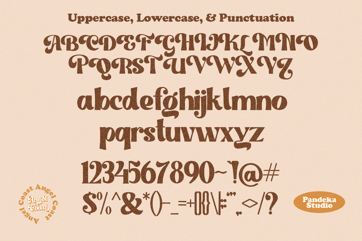 Angel Coast - Retro Modern Font, a Sans Serif Font by Pandeka Studio (Photo 11 of 12)