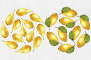 Juice pears. Watercolor collection, a Decorative Illustration by Maria's little shop (Thumbnail 5 of 11)