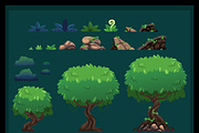 Jungle Temple Platformer Tileset, an Object Graphic by pzUH (Thumbnail 4 of 5)