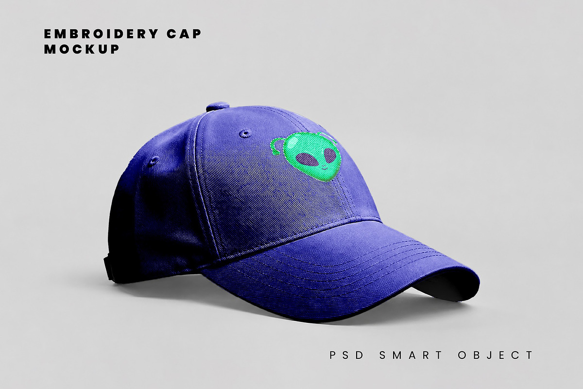 Embroidery Cap Mockup, a Hat Mockup by studiogstock (Photo 1 of 2)