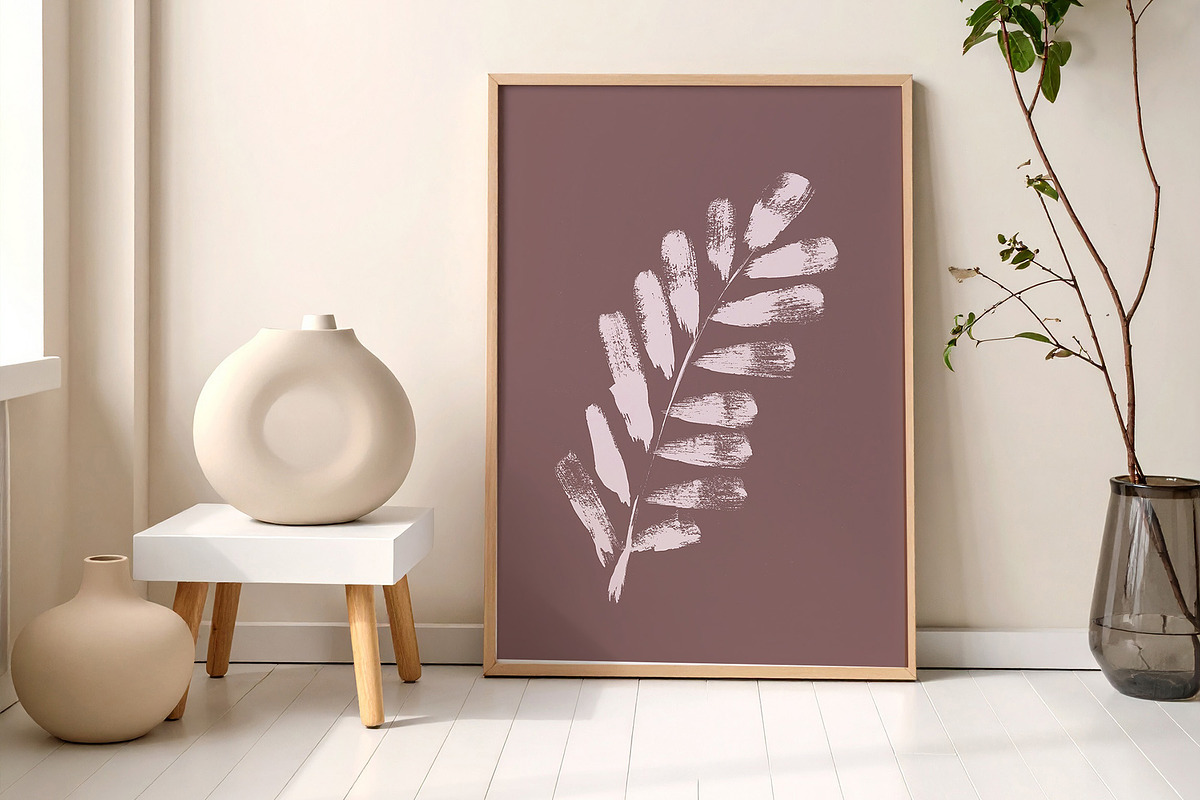 Minimalist Plant Modern Posters Set, a Print Template by MalyskaStudio (Photo 6 of 9)