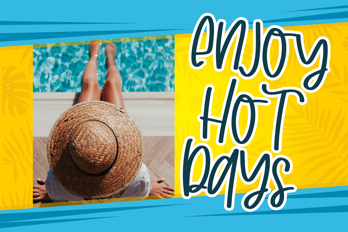 Joyfull Summer - Handwritten Font preview 4