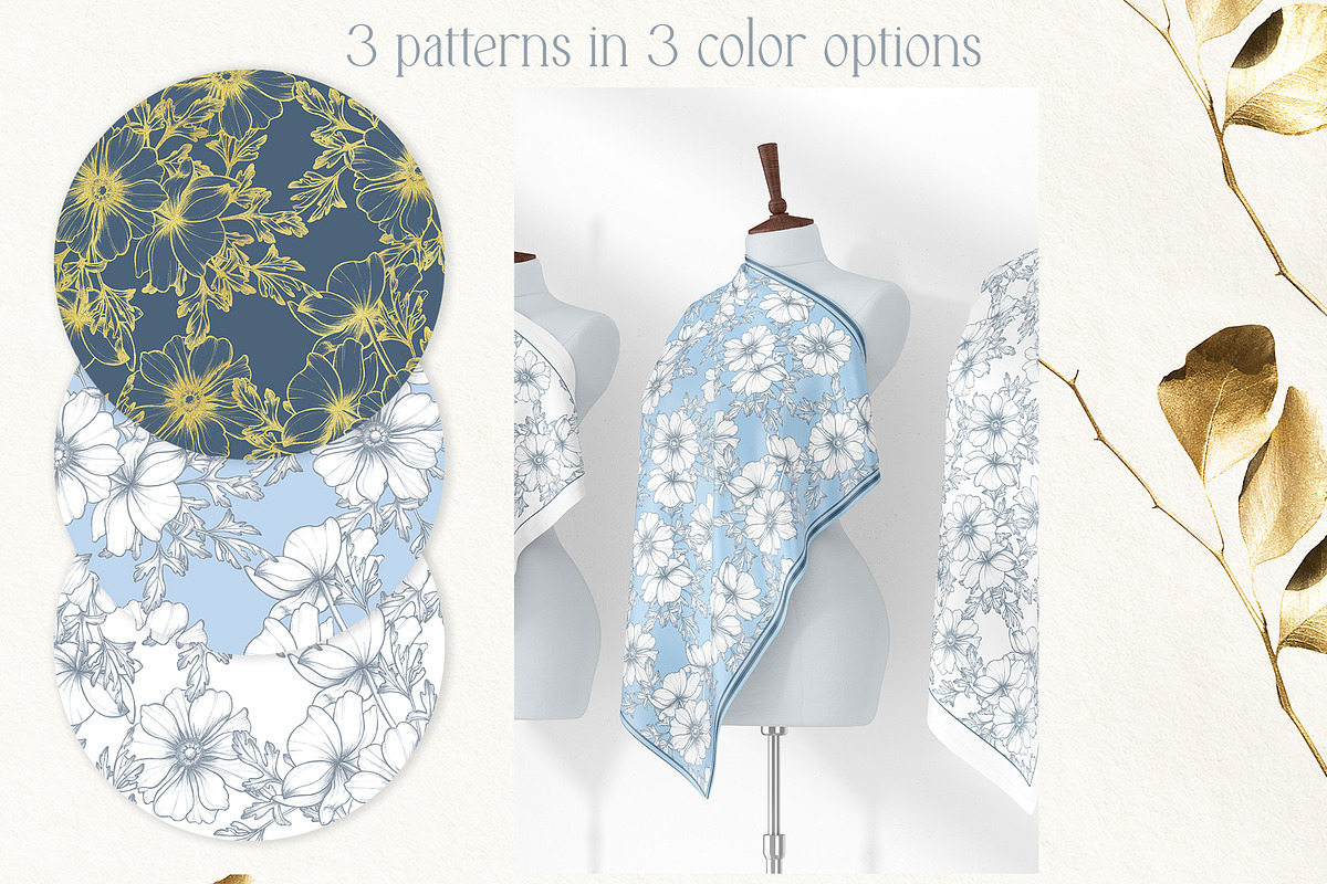 Anemones. Pencil and gold collection, a Decorative Illustration by DamriNa art (Photo 9 of 10)