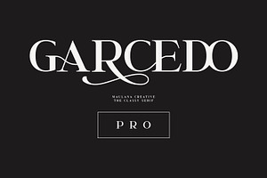 Garcedo Serif Font Triple Pro