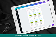 Line sheet template canva/photoshop, a Templates & Theme by Axpand (Thumbnail 9 of 10)