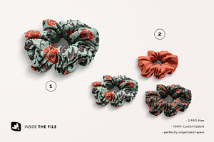 Silk Scrunchy Mockup