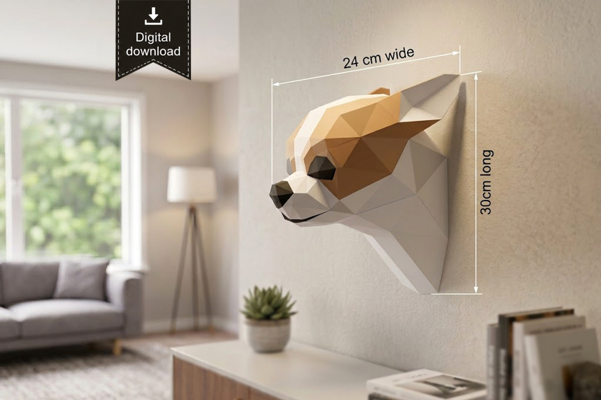 Chihuahua Trophy - 3d papercraft, a Card Template by PAPER amaze (Photo 1 of 3)