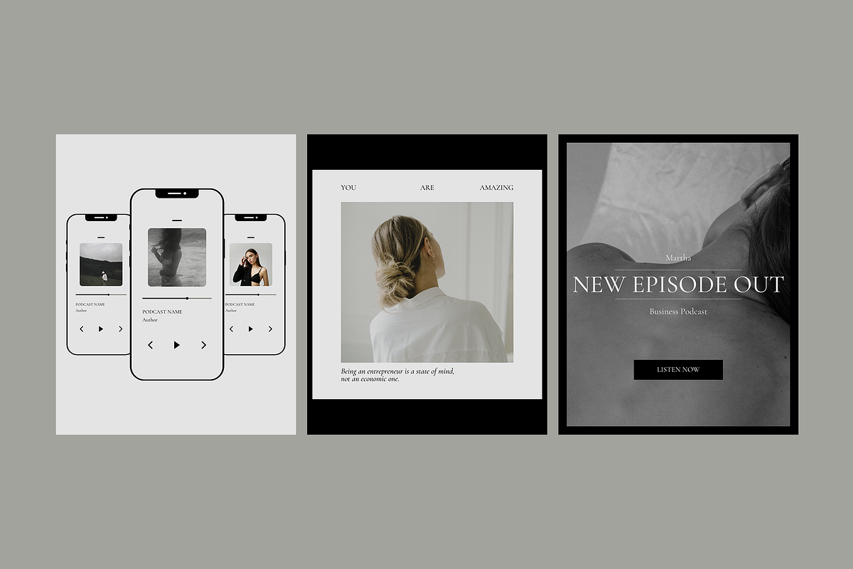 MARYGOLD Social Media Kit Canva, a Social Media Template by Aire Studio (Photo 6 of 8)