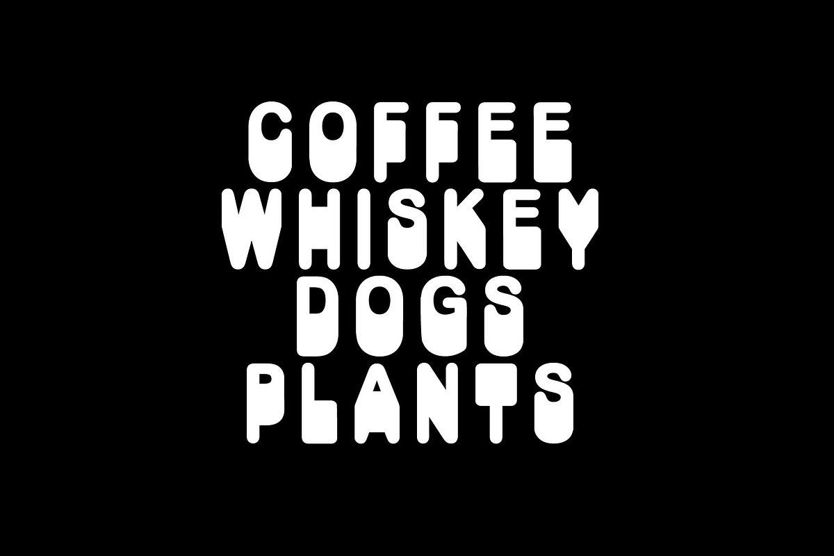 NOPE Font Family preview 5