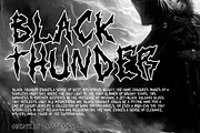 Blackened Rumbling Black Metal Rough, a Blackletter Font by dansdesign (Thumbnail 4 of 12)