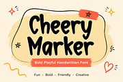 Cheery Marker - Playful Handwritten, a Script Font by Wow Magic (Thumbnail 1 of 5)