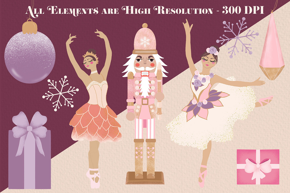 Sugarplum Christmas Clipart, an Illustration by The Audacious Brush (Photo 2 of 10)