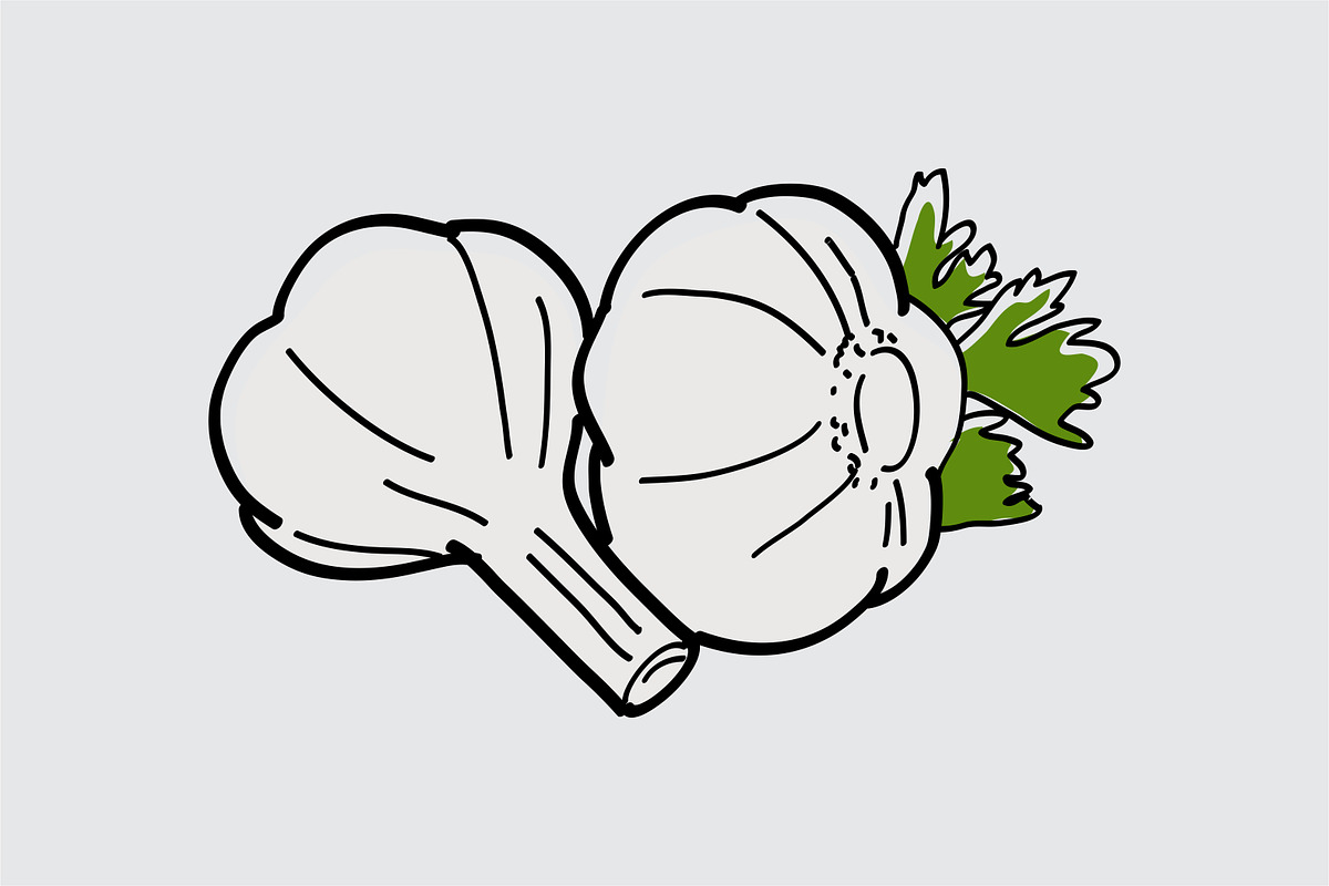 Vegetables 25 types of garden plants, an Object Graphic by Vintage Font Lab (Photo 14 of 26)