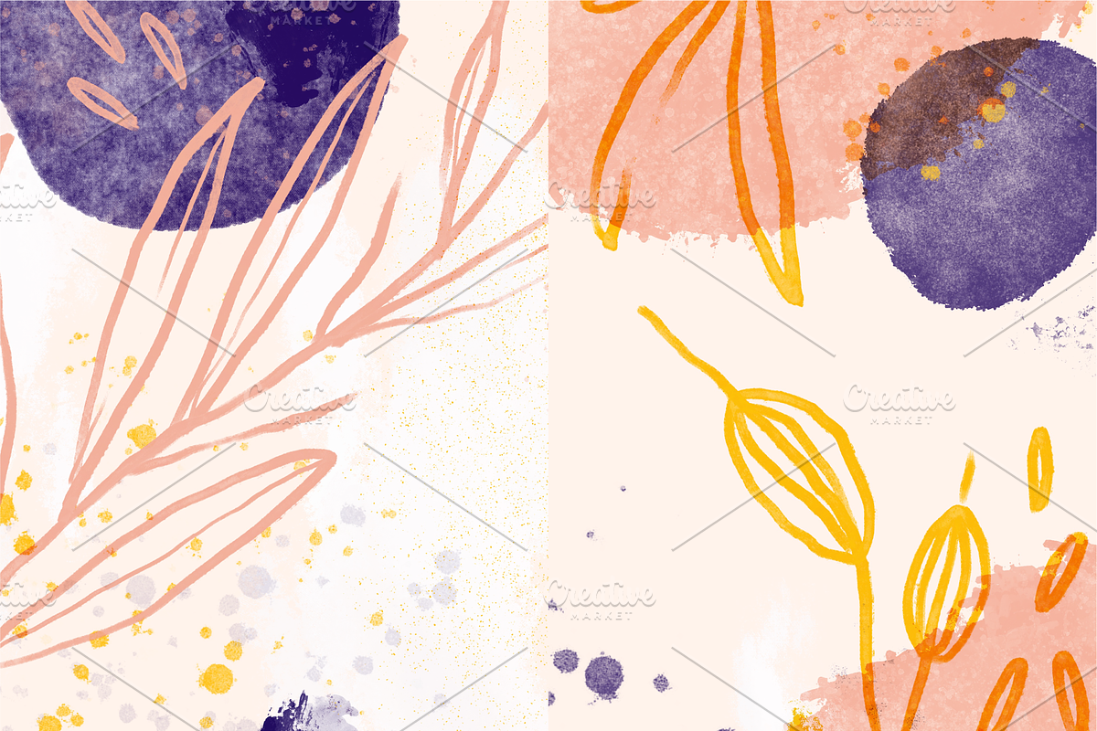 Acrylic - Artsy Backgrounds, a Texture Graphic by Marinastu (Photo 3 of 5)