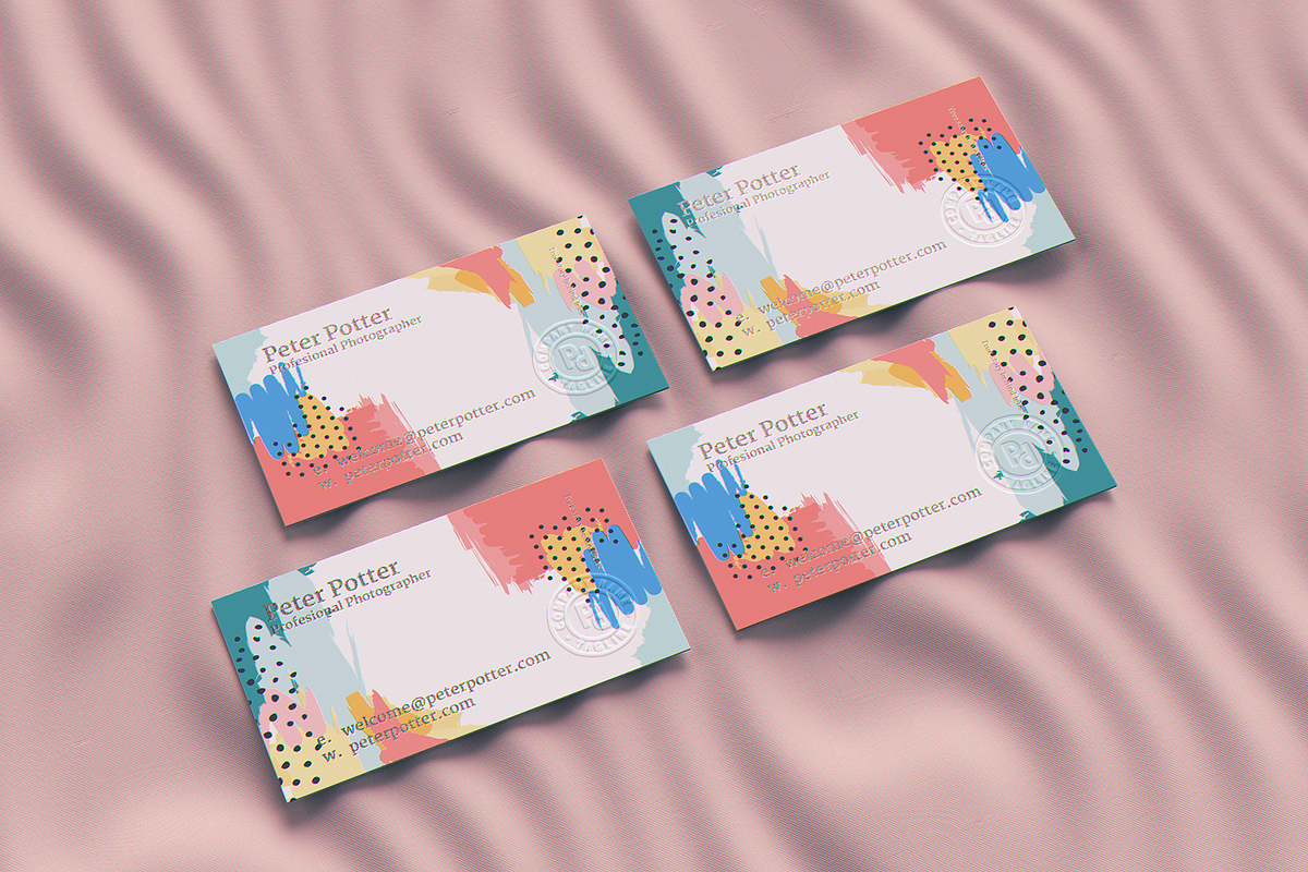 Business Card MockUp v2, a Print Template by coloformia (Photo 8 of 11)