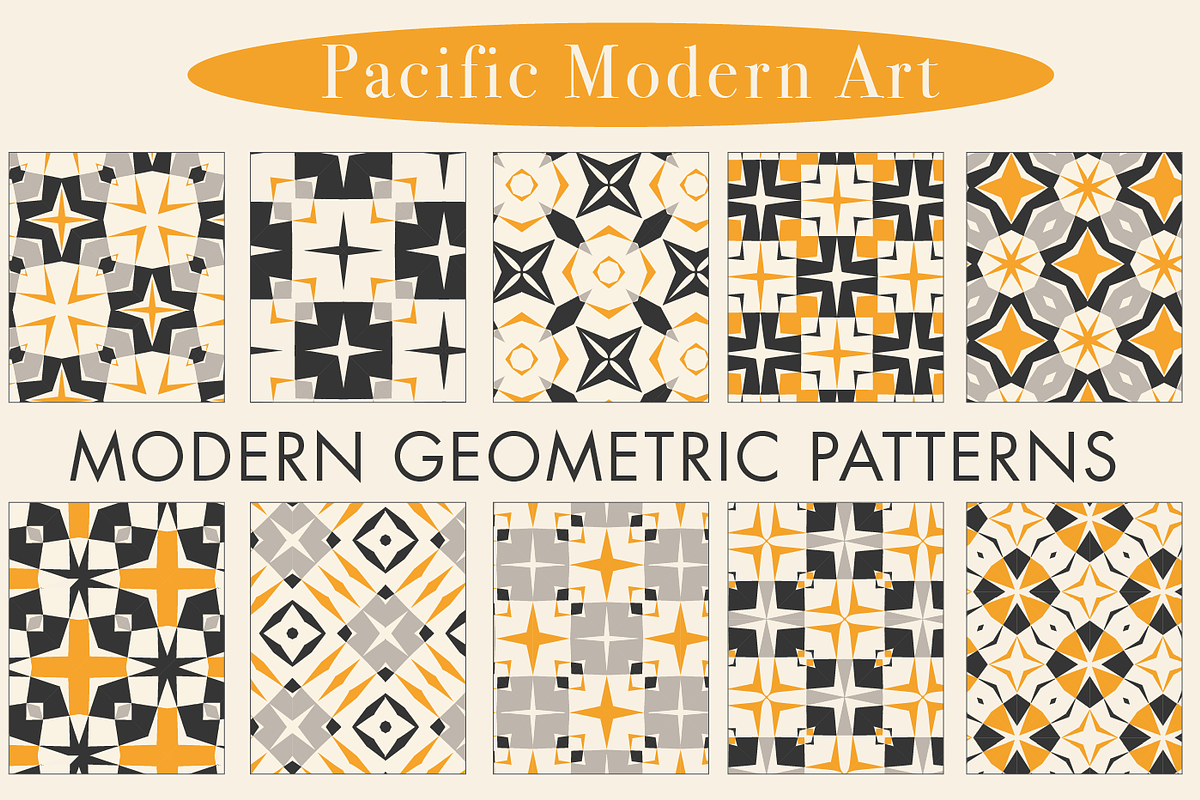 Modern Geometric Patterns: Classic, a Pattern Graphic by Pacific Modern Art (Photo 2 of 9)