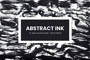 Abstract Ink Textures Background