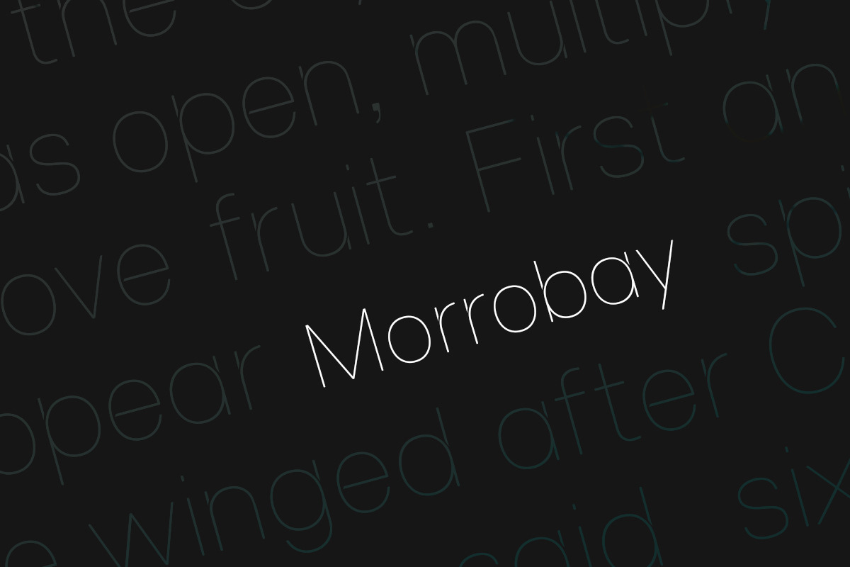 Morrobay Premium Typeface + Webfonts, a Font by Webhance Studio (Photo 4 of 5)