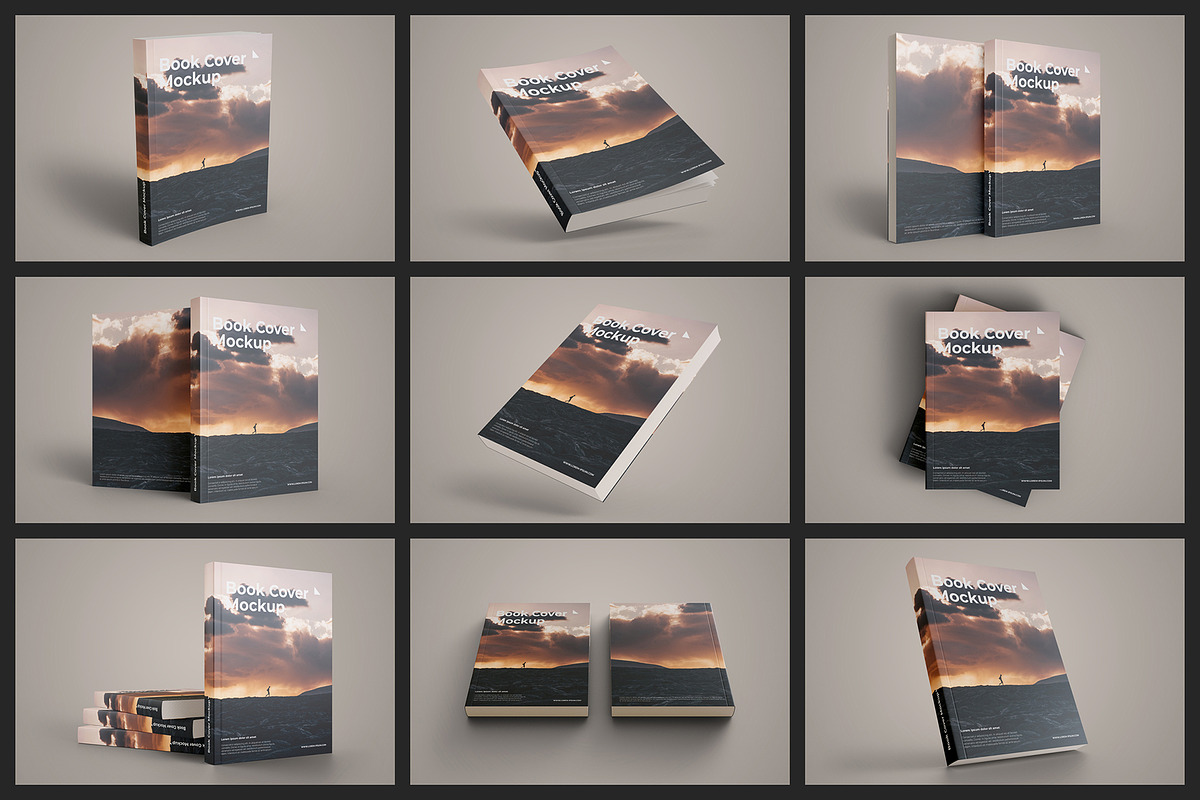 Softcover Book Mockup - 9 PSD Files, a Books & Magazine Mockup by Muhazdinata (Photo 1 of 11)