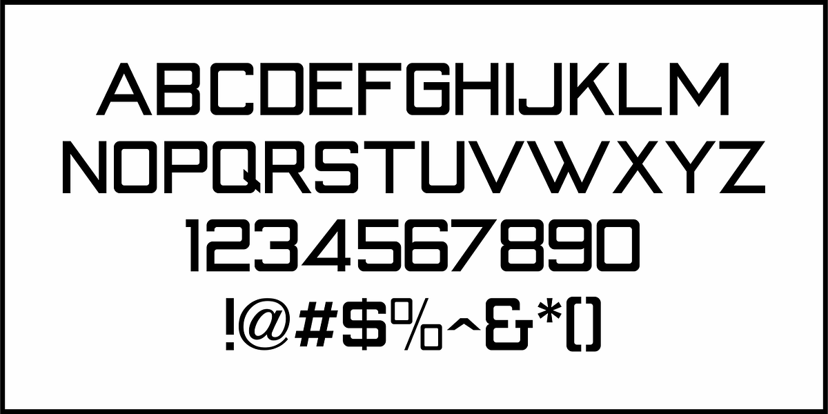 Generic Squared JNL, a Sans Serif Font by Jeff Levine Fonts (Photo 3 of 5)