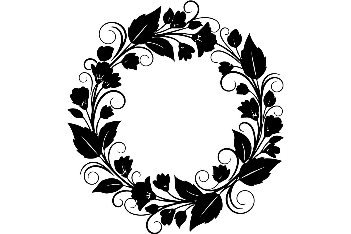 Floral Wreath Frame Bundle, an Object Graphic by Creativeshirt (Photo 15 of 20)