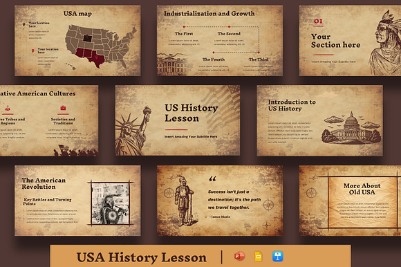 USA History Lesson Presentation preview 5