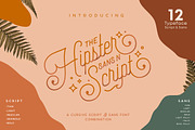 Hipster Style - Stylish Font Duo, a Script Font by Kaligra.co (Thumbnail 1 of 17)