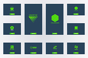 100 abstract logo, a Branding & Logo Template by airunreal (Thumbnail 5 of 14)