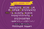 Cute Aurora, a Font by 611 Studio (Thumbnail 5 of 6)