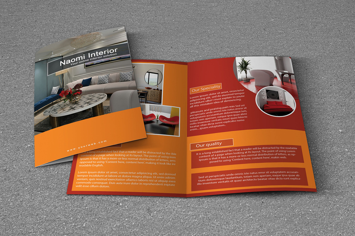Interior Design Brochure, a Brochure Template by Template Shop (Photo 3 of 5)